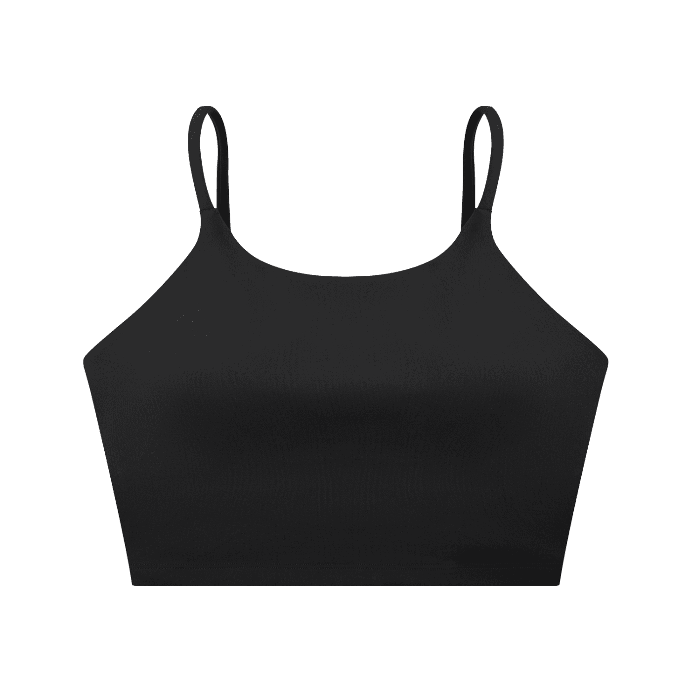 Brown crop top with 'LABORATORY' embroidery on a white background