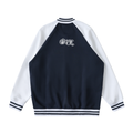 Two Tone Raglan Sleeve Varsity Jacket