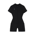 Black wetsuit on a white background