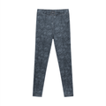 Gray leggings with a belt on a white background