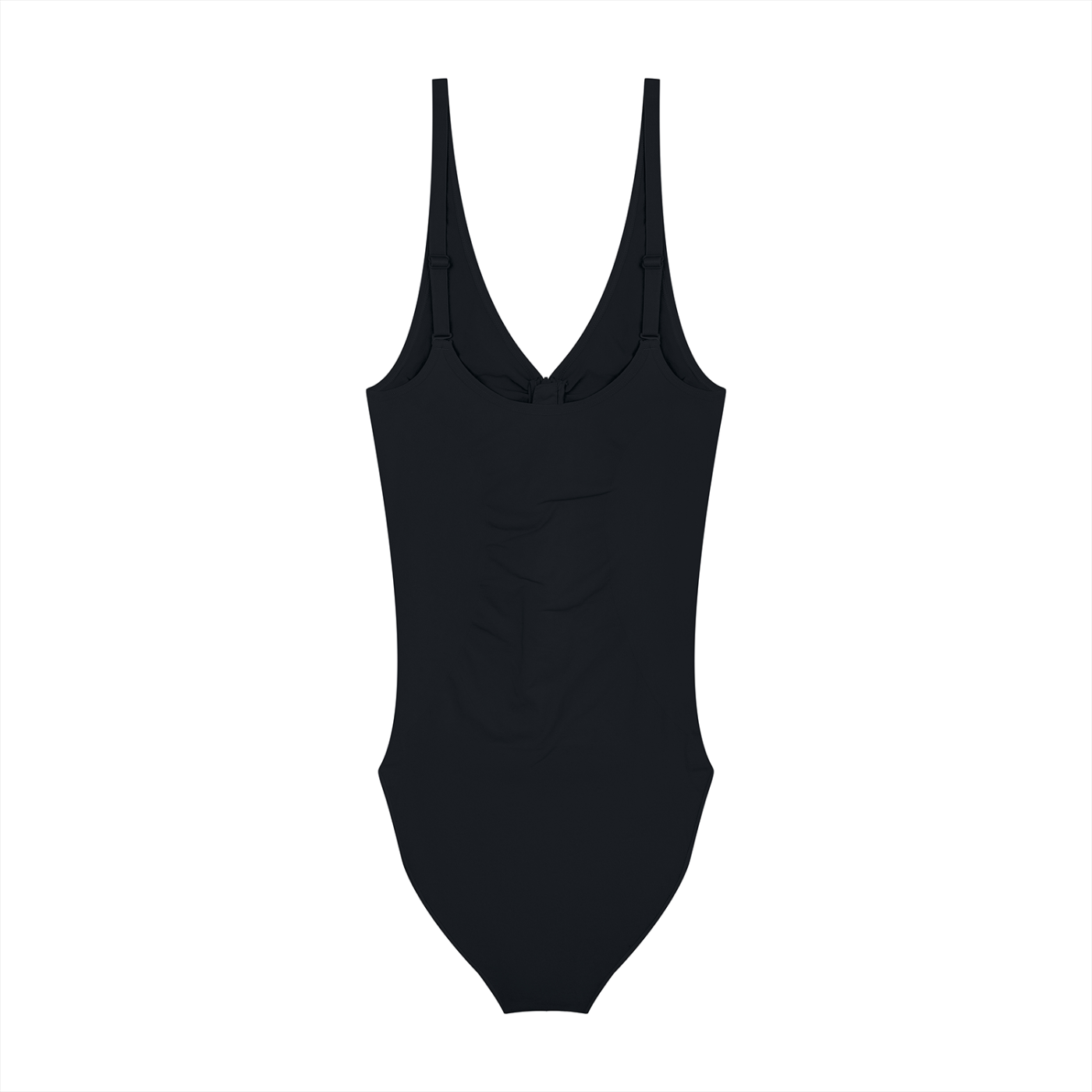 Black swimsuit on a white background