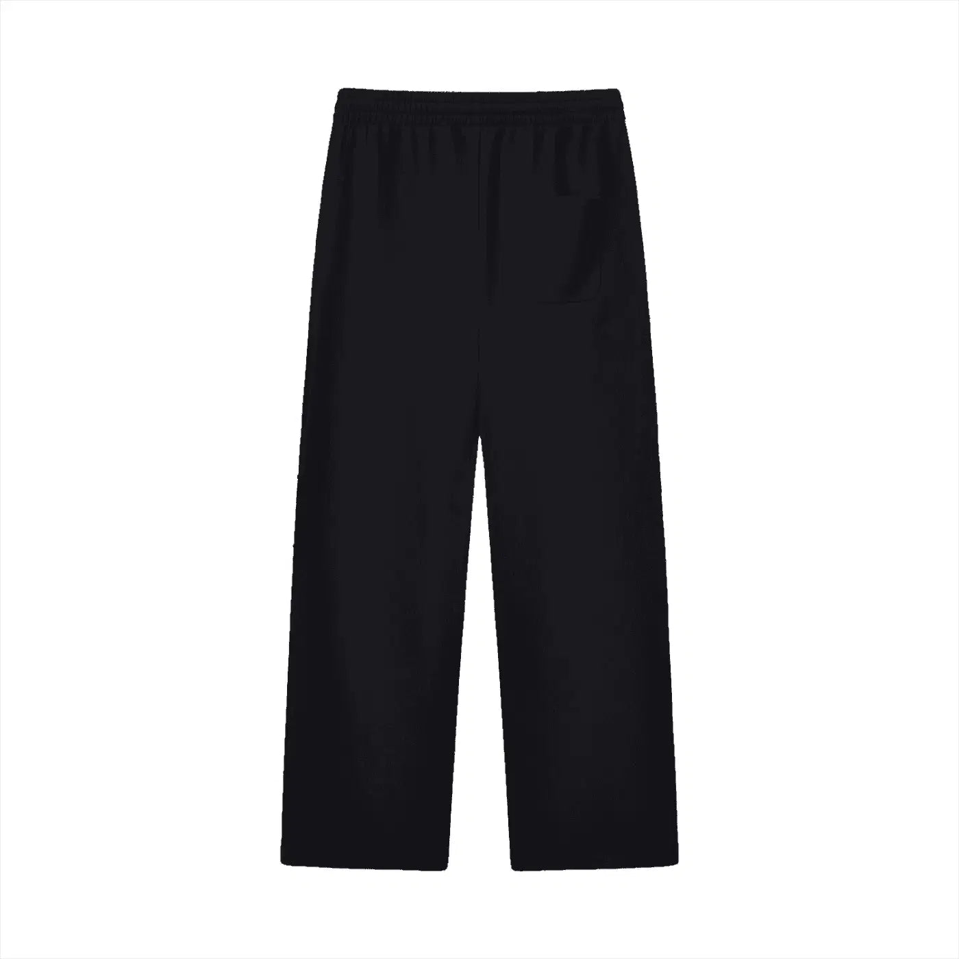 Black pants on a white background