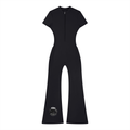 Black wetsuit on a white background