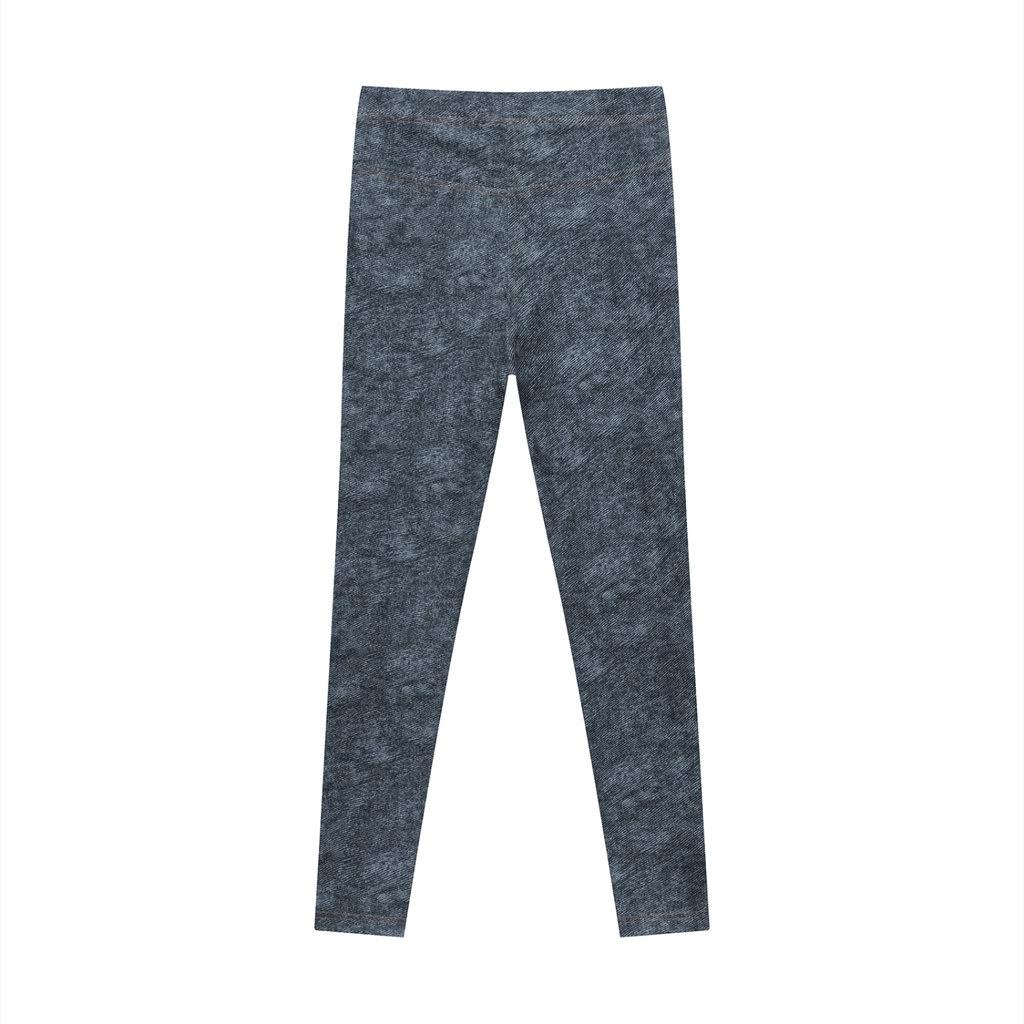 Gray leggings on a white background