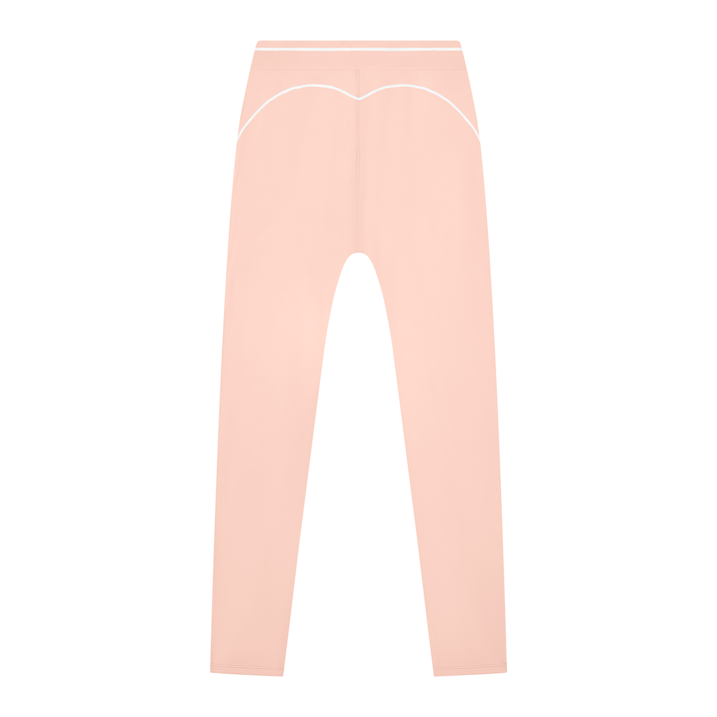 Light Pink High Rise Topstitching Leggings