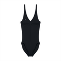 Black swimsuit on a white background