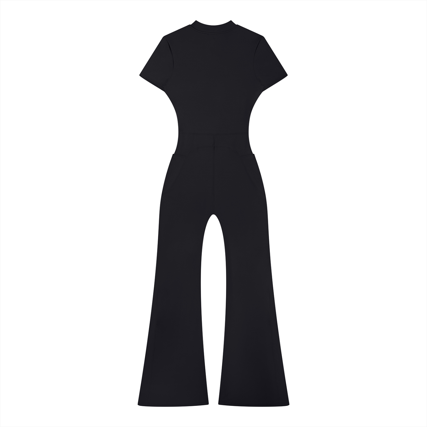 Black jumpsuit on a white background