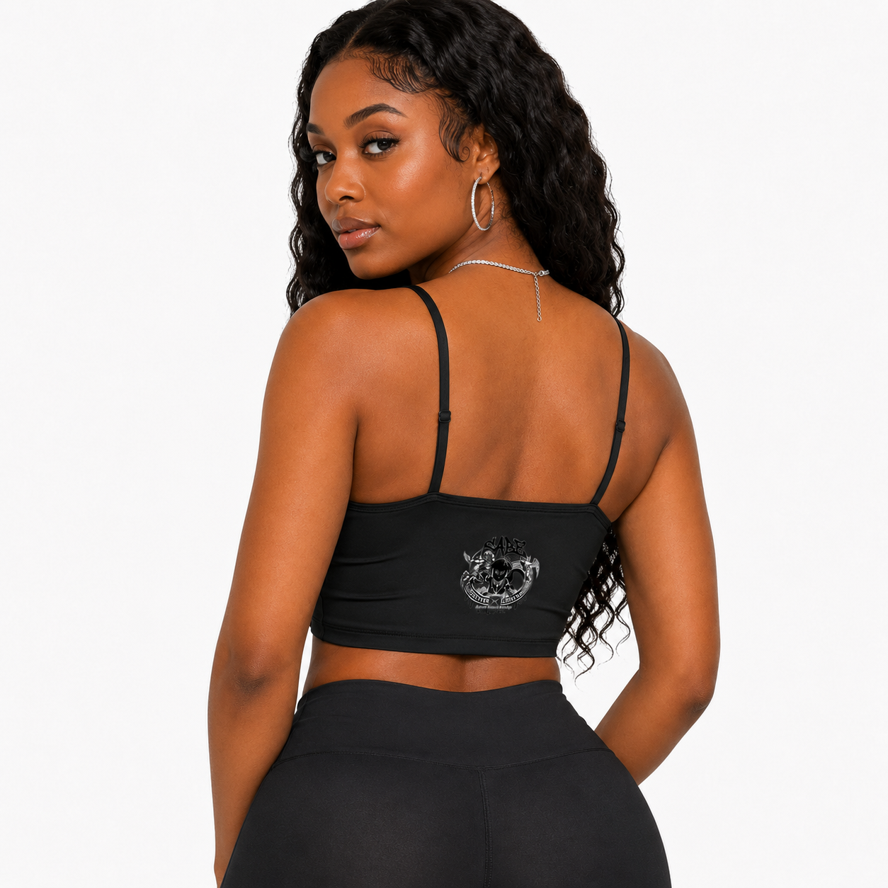 Spaghetti Strap Yoga Sports Bra