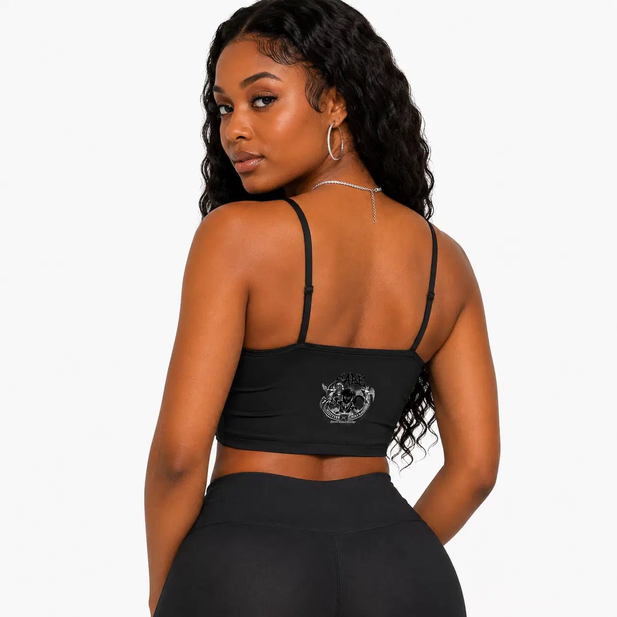 Spaghetti Strap Yoga Sports Bra