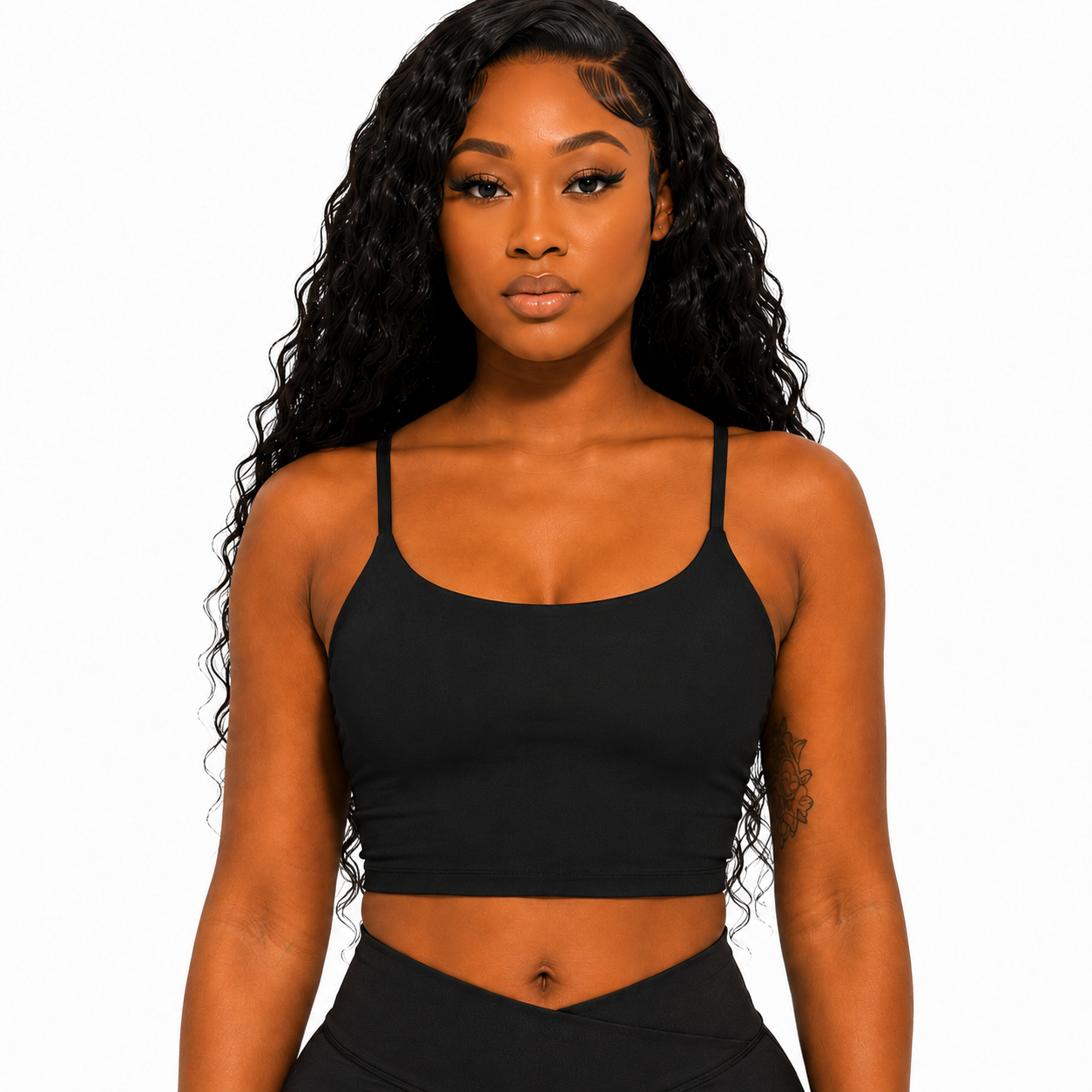 Spaghetti Strap Yoga Sports Bra