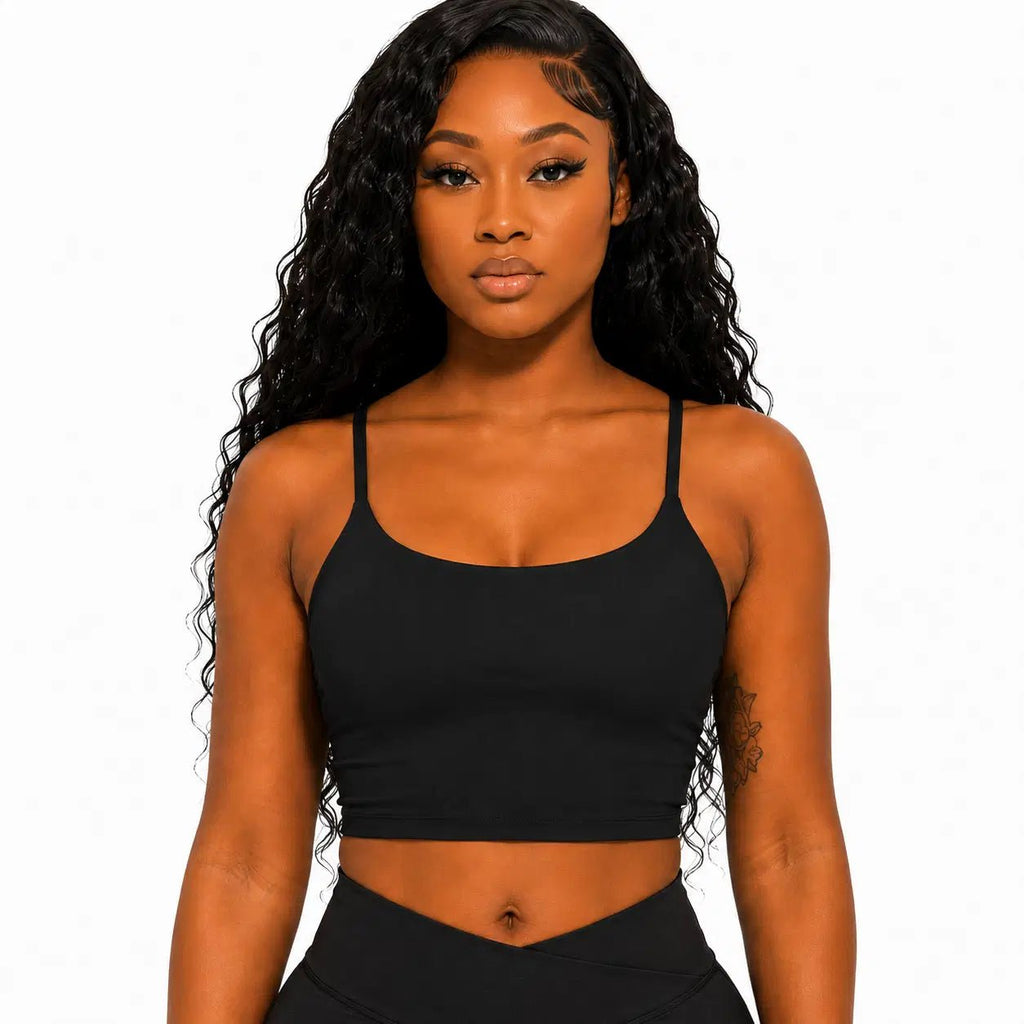 Spaghetti Strap Yoga Sports Bra
