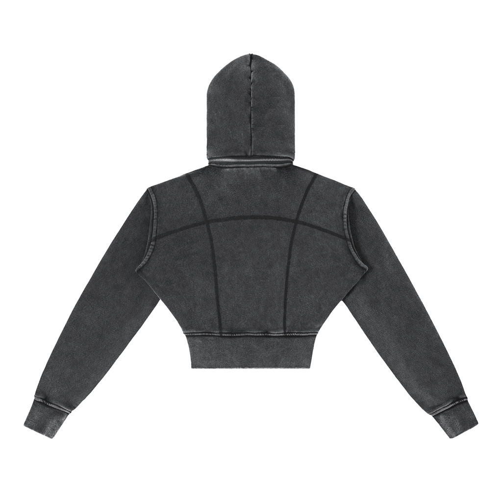 Black hoodie on a white background