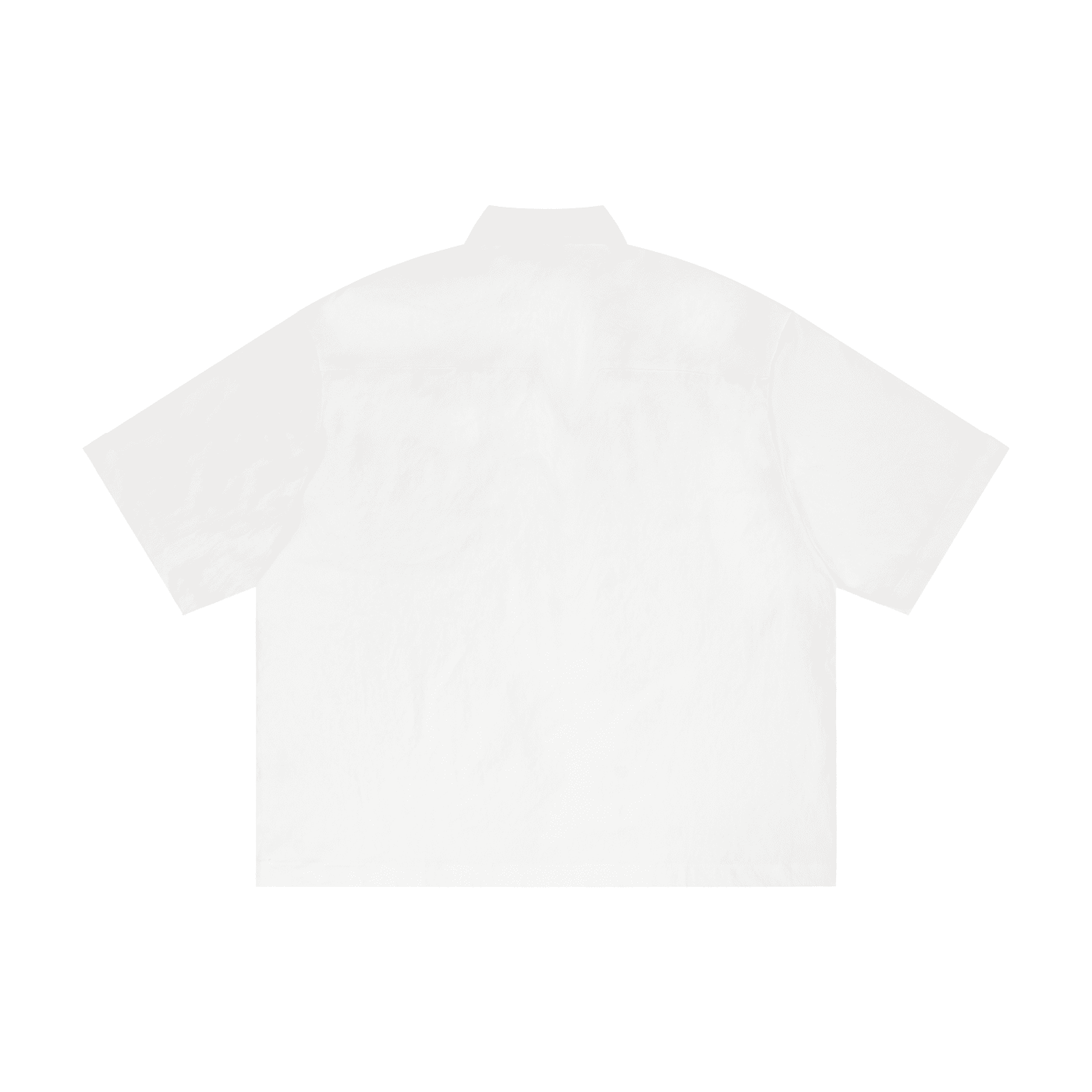 Plain white t-shirt on a white background