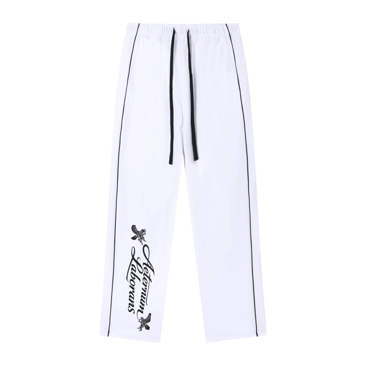 White Piping Sweatpants