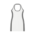 White Binding Tight Halter Dress