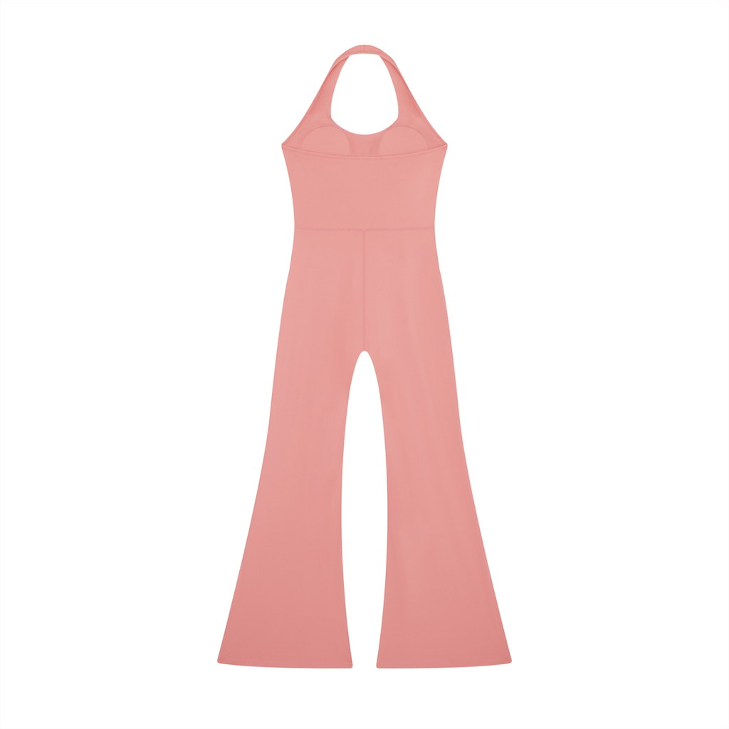 Pink jumpsuit on a white background