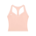 Light Pink Topstitching Yoga Tank Top